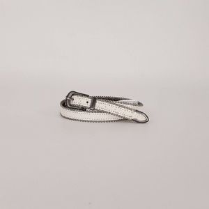 NEW AEO Belt Leather Distressed Antiqued Nickel